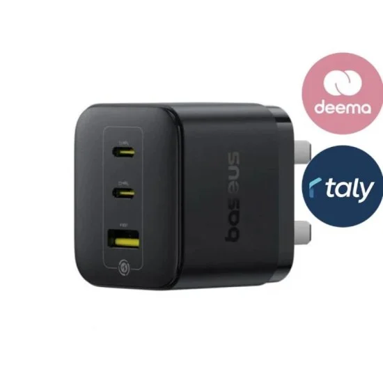 Baseus Palm Fast Charger 2C+U 65W - Cluster Black
